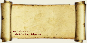 Anđelija Rakanović vizit kartica